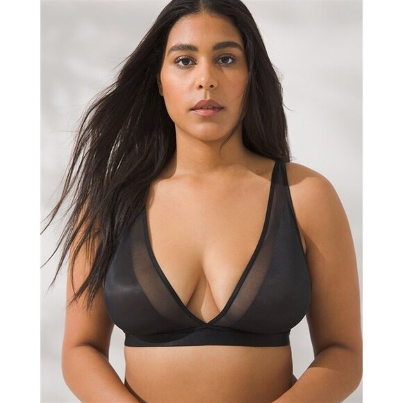 NWT Soma 38D Unbelievable Lift Wireless Bra Black 109922